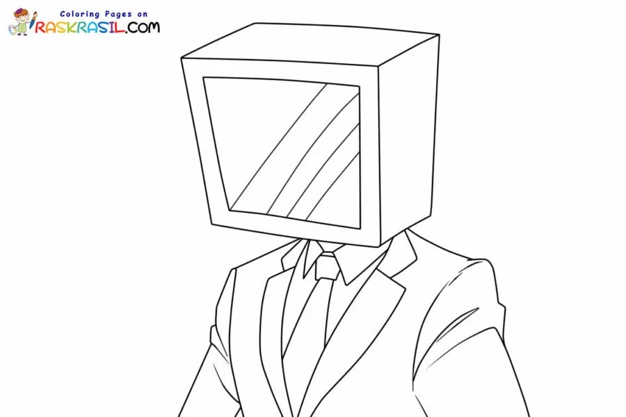 Desenhos de Skibidi Toilet Para Colorir 47