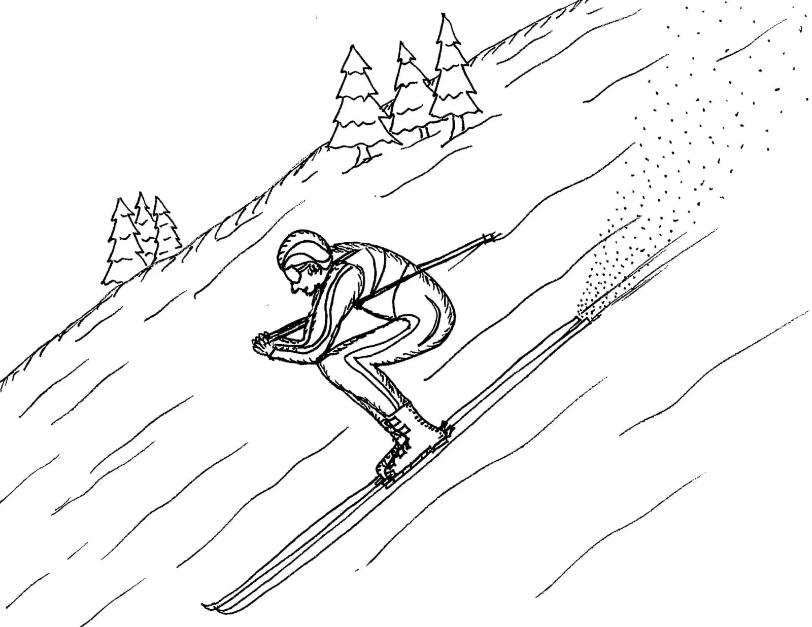 Skiing Coloring Pages 15