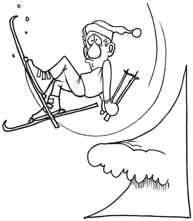 Skiing Coloring Pages 25