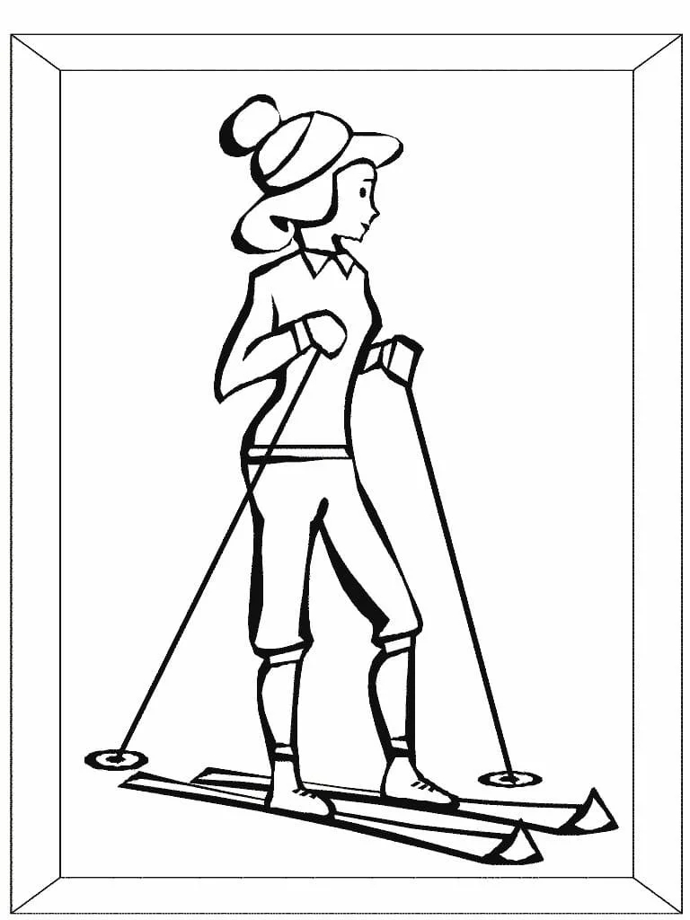 Skiing Coloring Pages 33