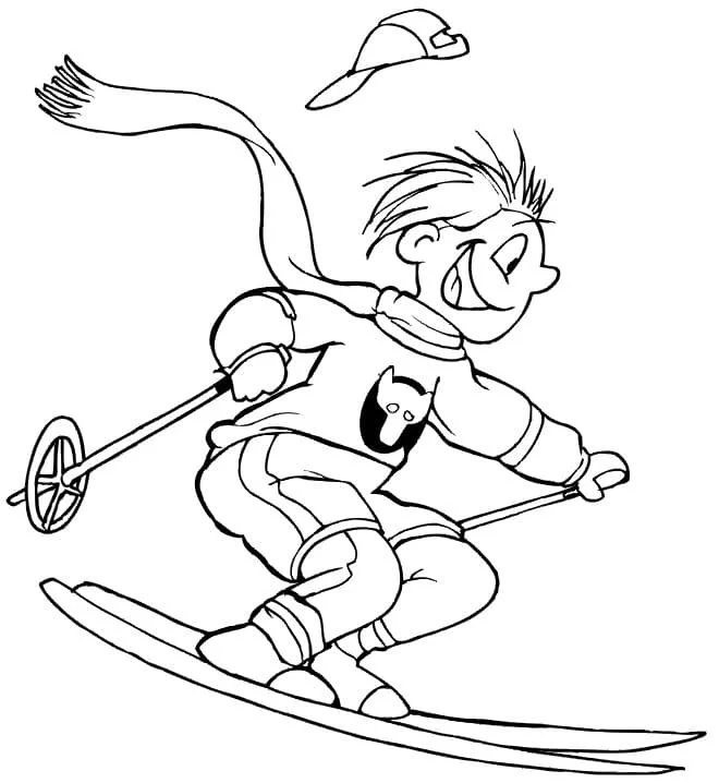Skiing Coloring Pages 56