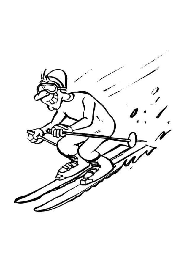 Skiing Coloring Pages 62