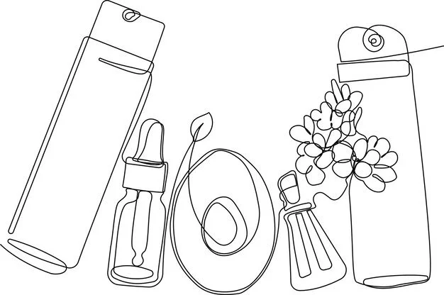 Desenhos de Cuidados Com A Pele Para Colorir 20