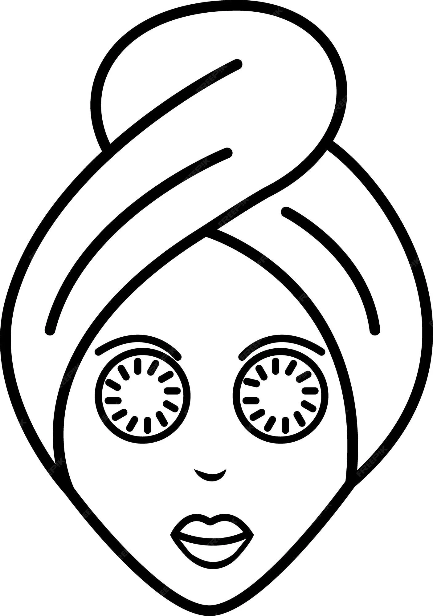 Desenhos de Cuidados Com A Pele Para Colorir 22