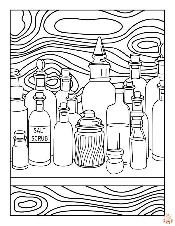 Desenhos de Cuidados Com A Pele Para Colorir 6