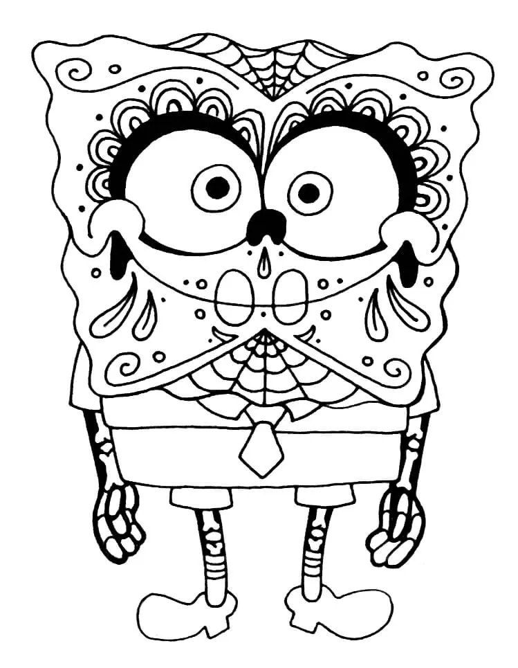 Skull Coloring Pages 19