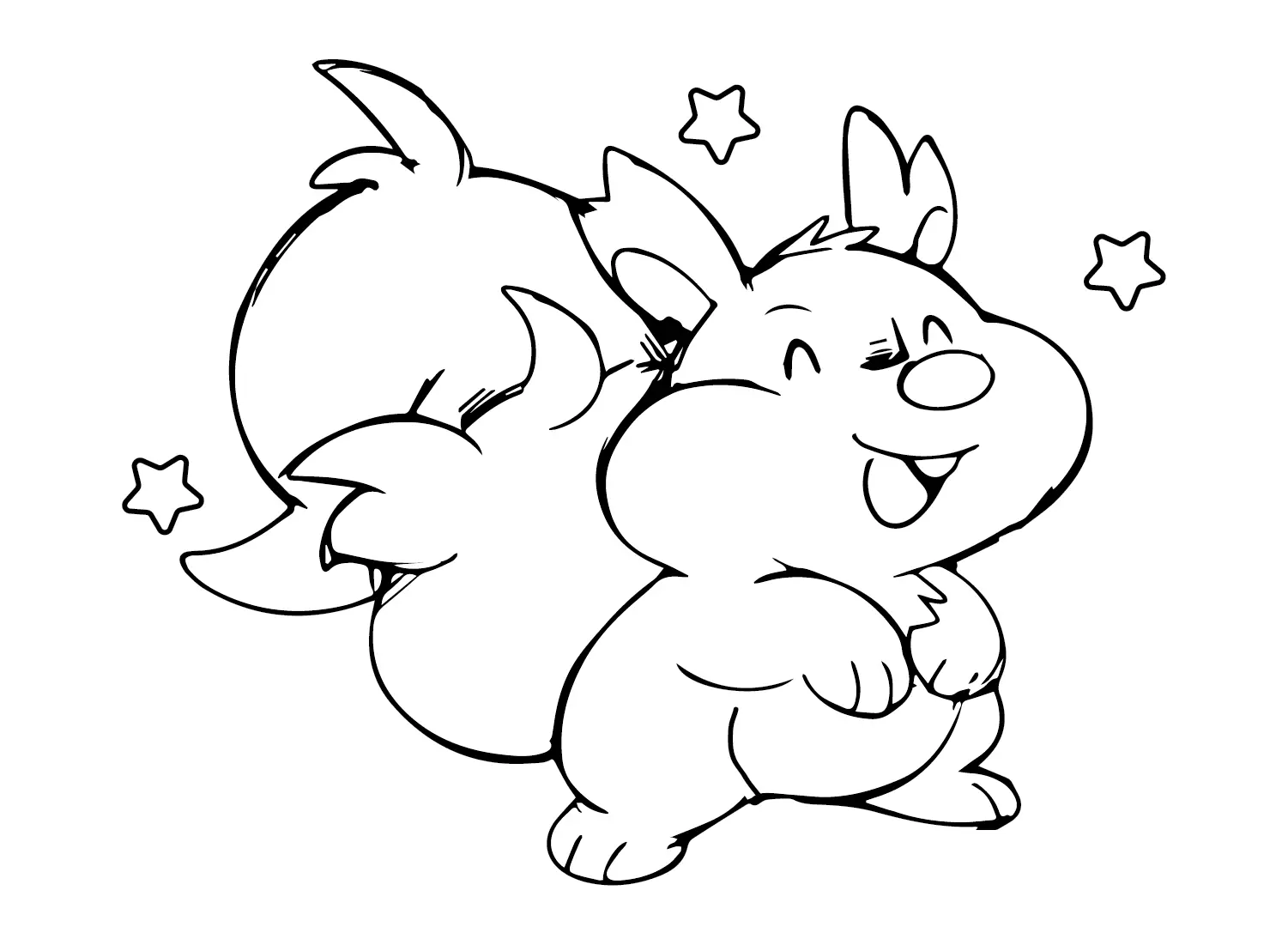Desenhos de Pokemon Skwovet Para Colorir