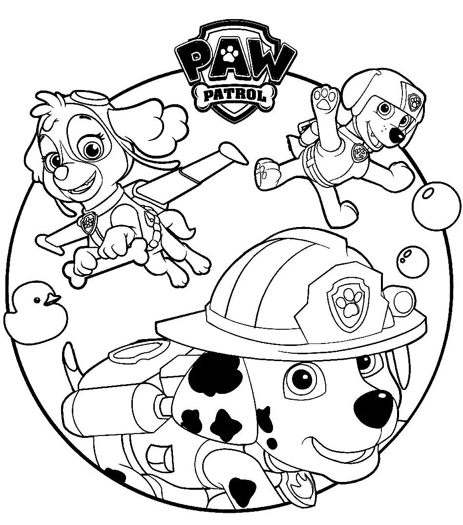 Skye Paw Patrol Ausmalbilder 13