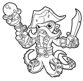 Skylanders Coloring Pages 11