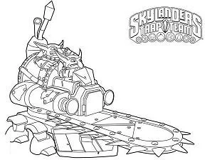 Skylanders Coloring Pages 4