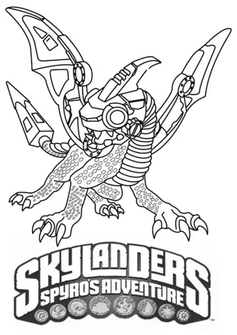 Skylanders Coloring Pages 53
