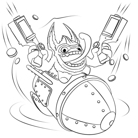 Skylanders Coloring Pages 54