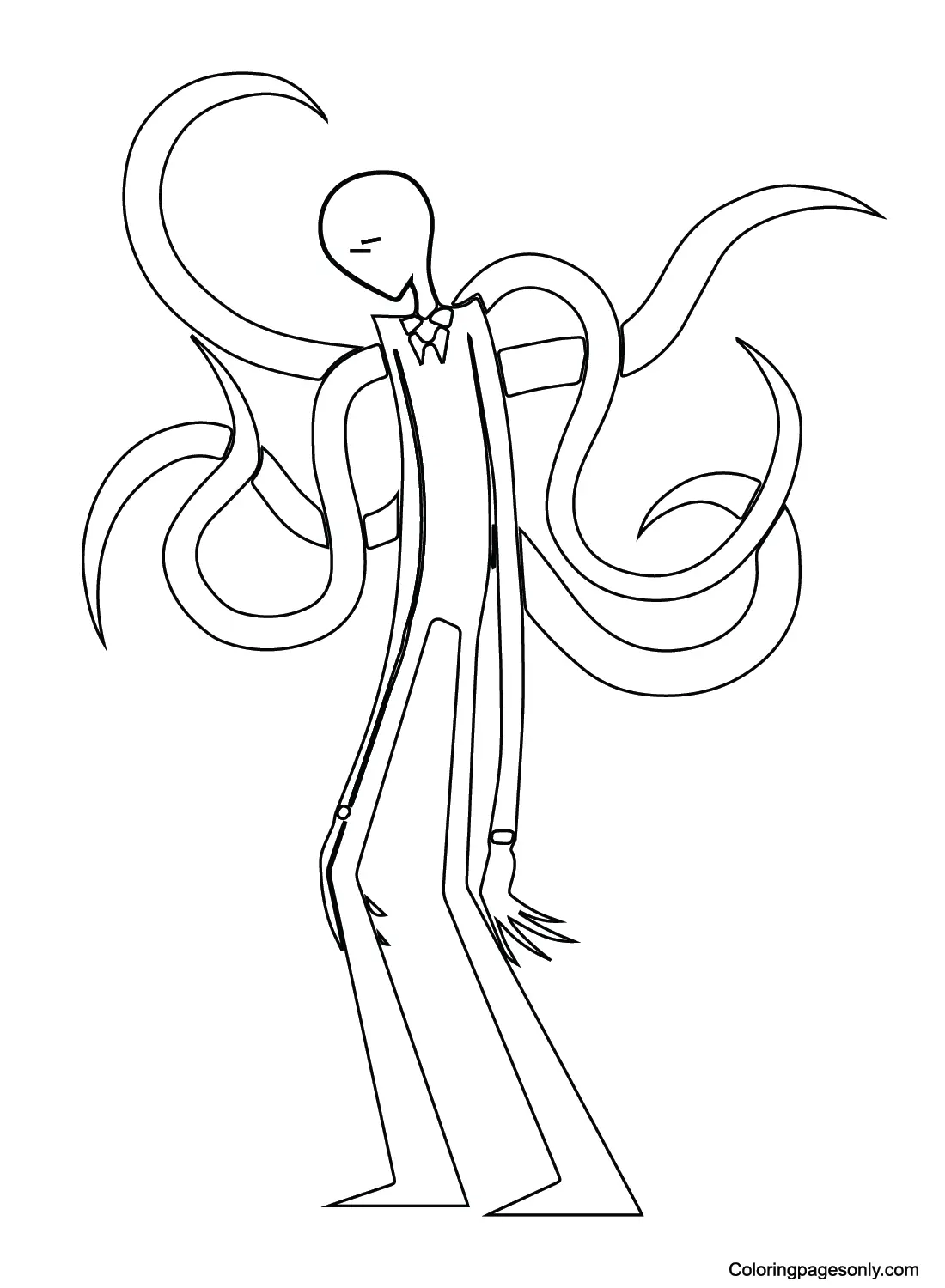 Slender Man Coloring Pages 11