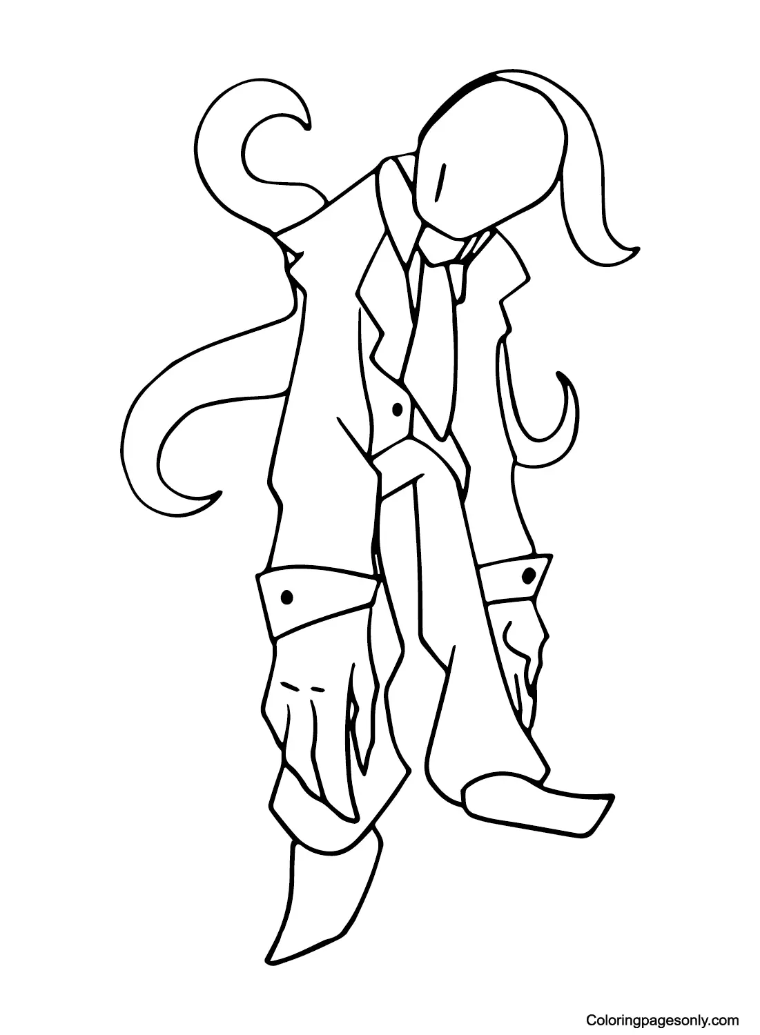 Slender Man Coloring Pages 18