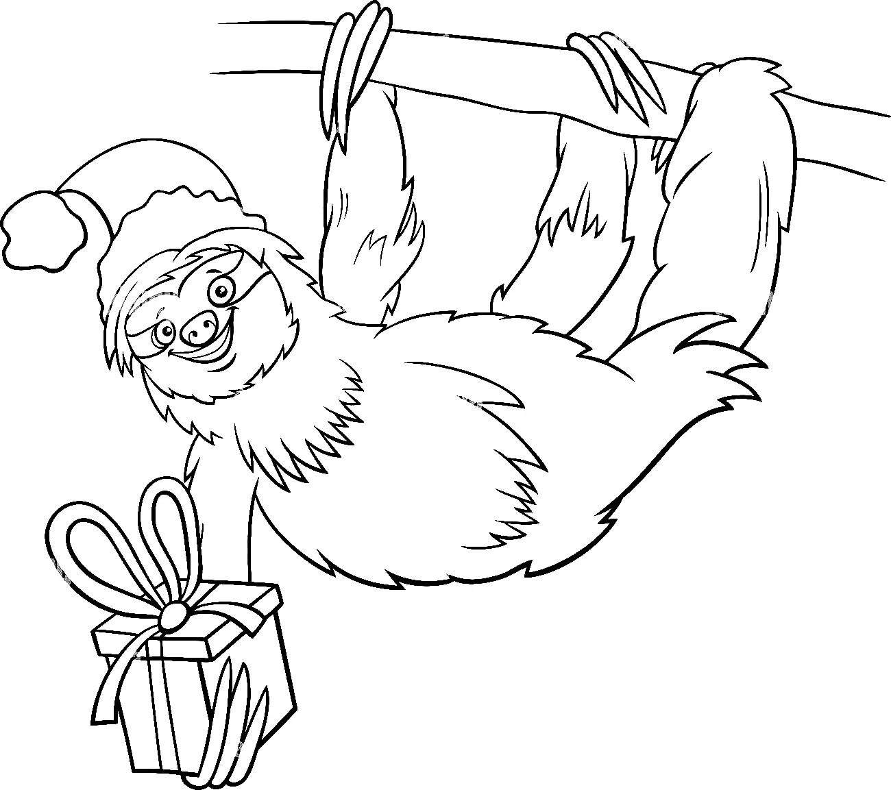 Sloth Coloring Pages 12