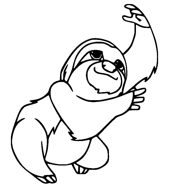 Sloth Coloring Pages 28