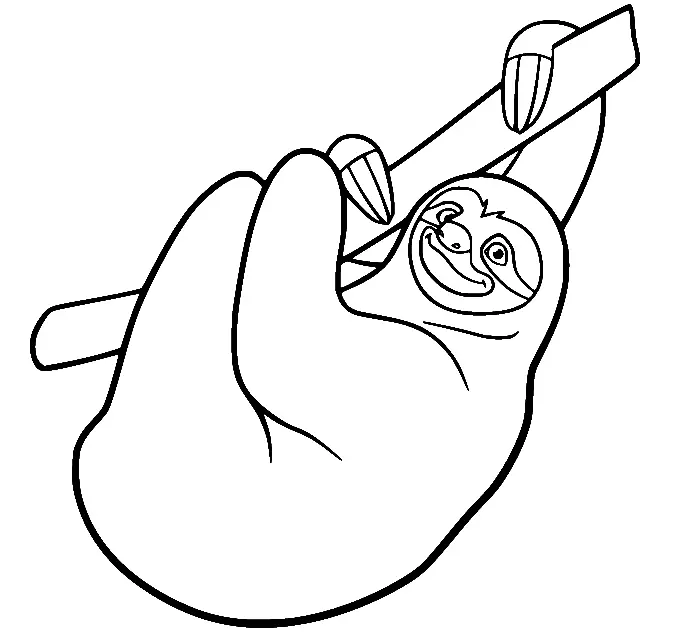 Sloth Coloring Pages 31