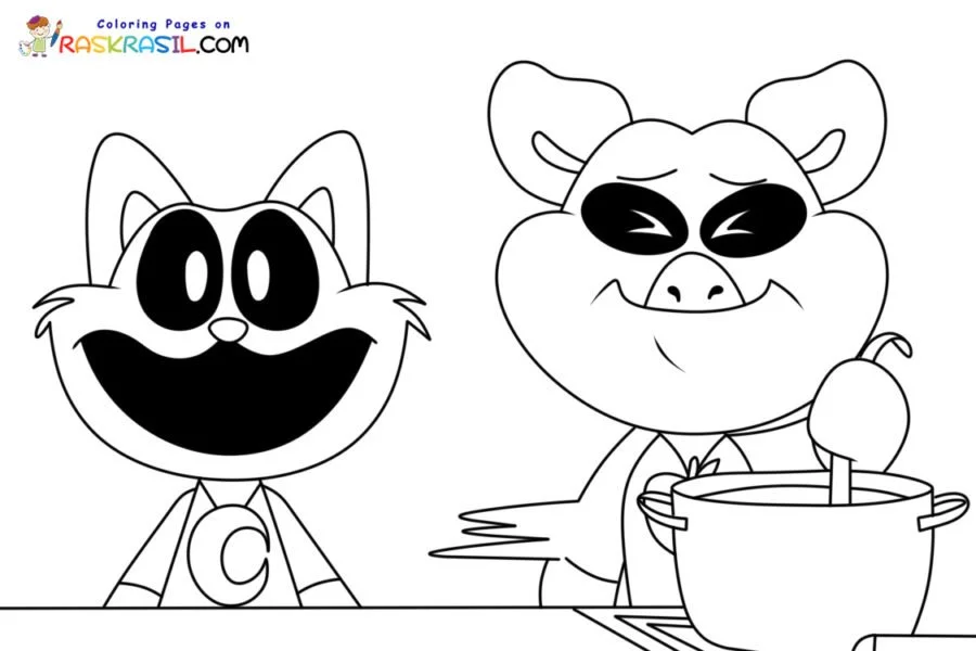 Animales Sonrientes Para Colorear 12