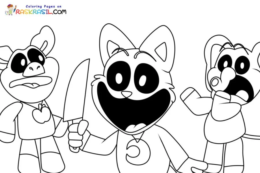 Animales Sonrientes Para Colorear 2