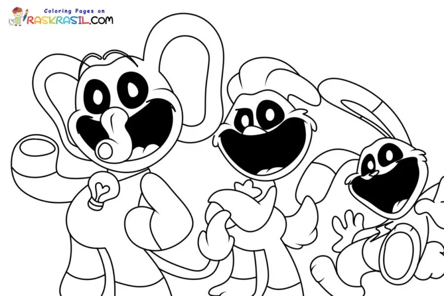 Animales Sonrientes Para Colorear 3