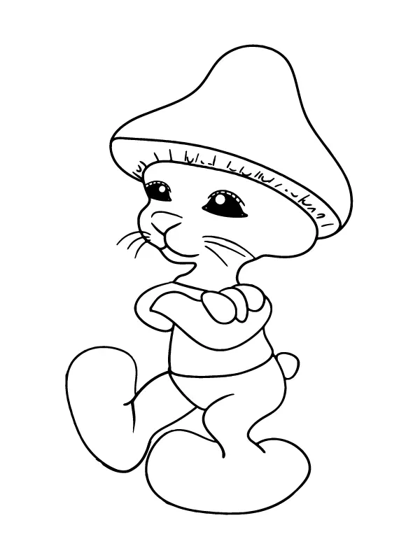 Smurf Cat Para Colorear 1