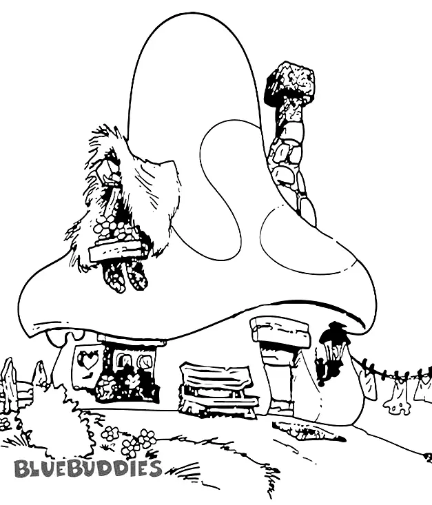 Schlumpf Ausmalbilder 11