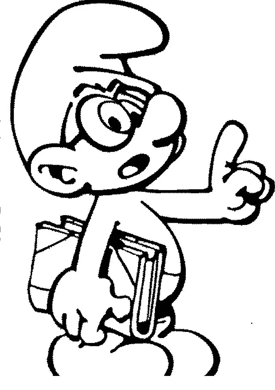 Schlumpf Ausmalbilder 29
