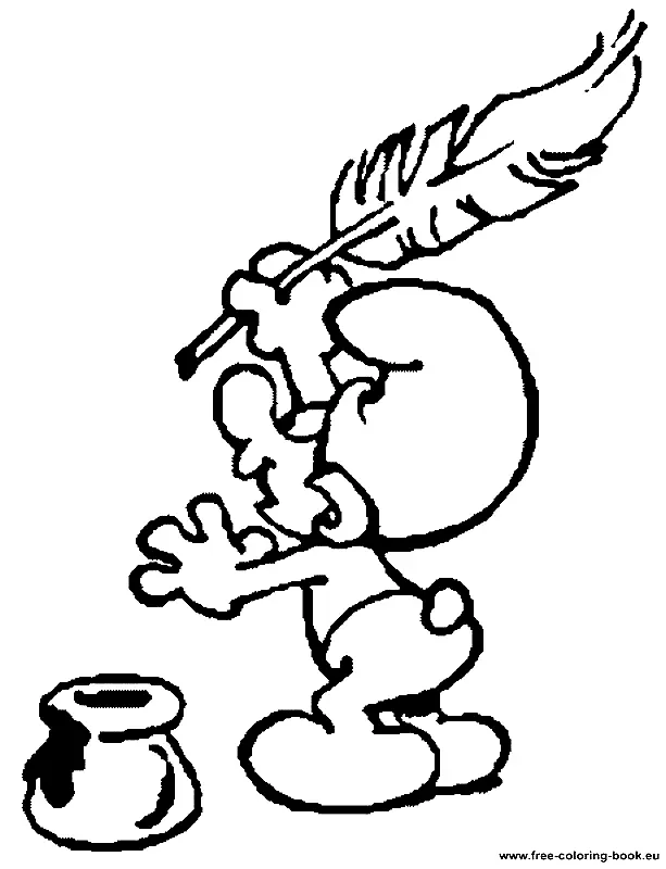 Schlumpf Ausmalbilder 38