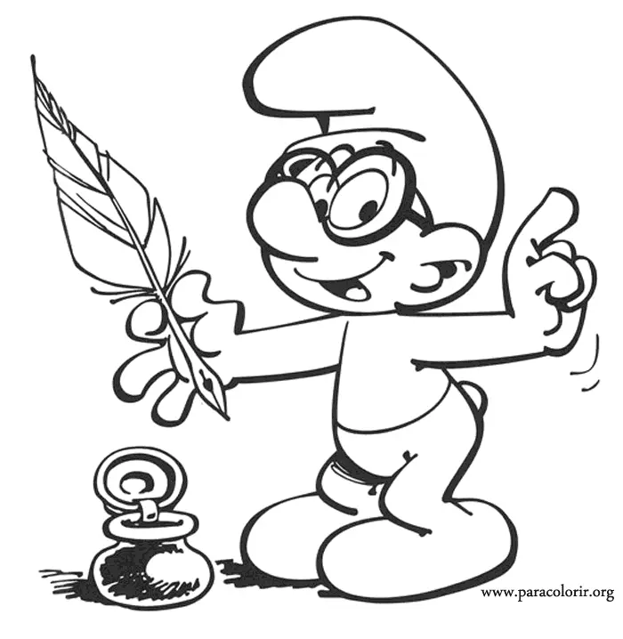 Schlumpf Ausmalbilder 40