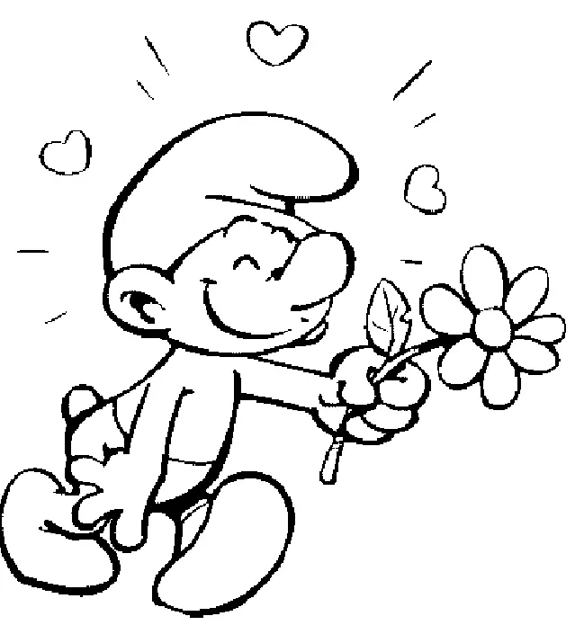 Schlumpf Ausmalbilder 48