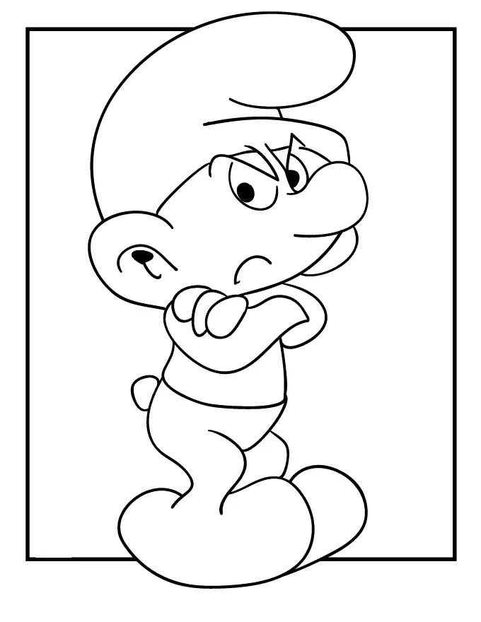 Schlumpf Ausmalbilder 70
