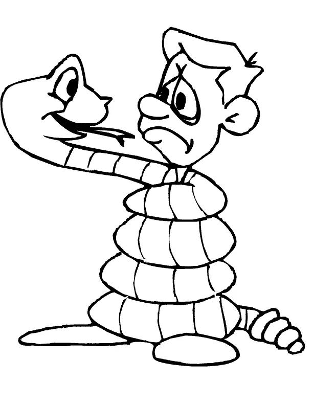 Desenhos de Cobra Para Colorir 32