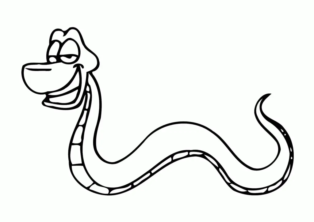 Desenhos de Cobra Para Colorir 42
