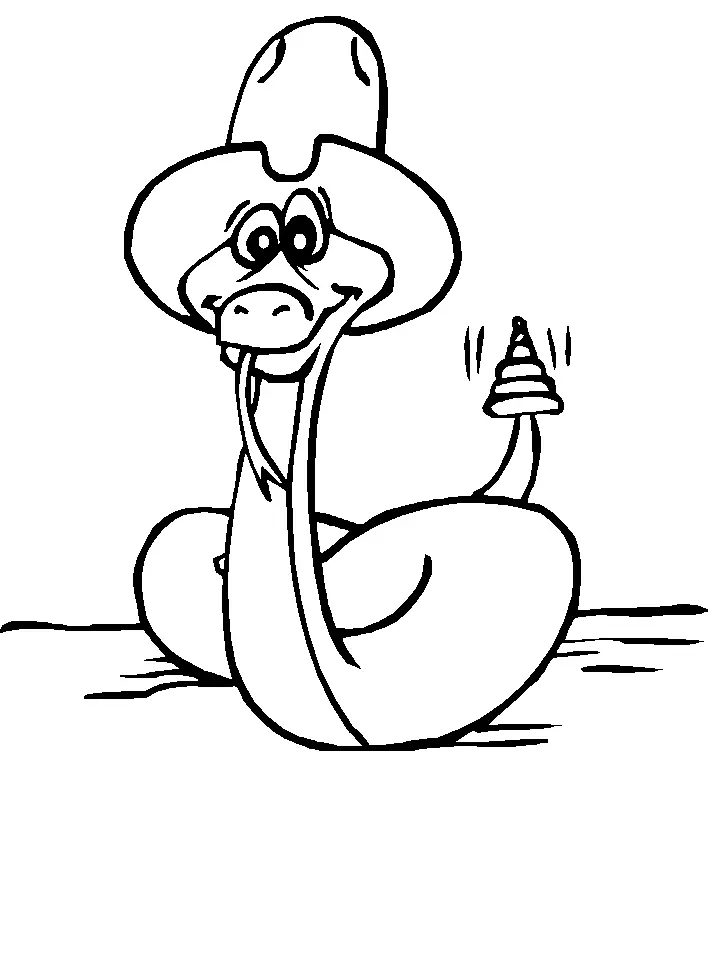Desenhos de Cobra Para Colorir 46