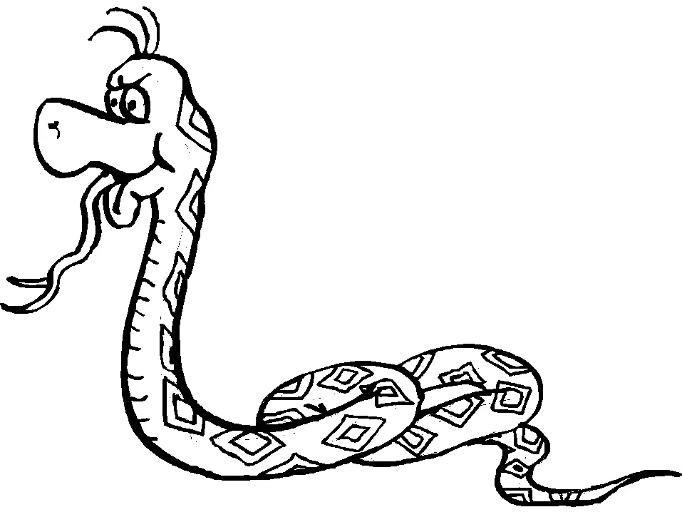 Desenhos de Cobra Para Colorir 73