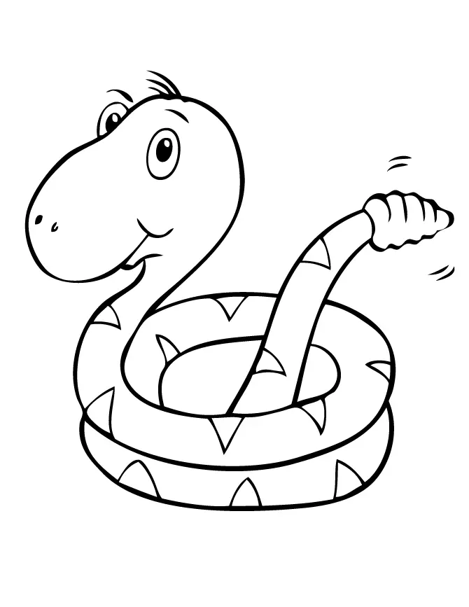 Desenhos de Cobra Para Colorir 74