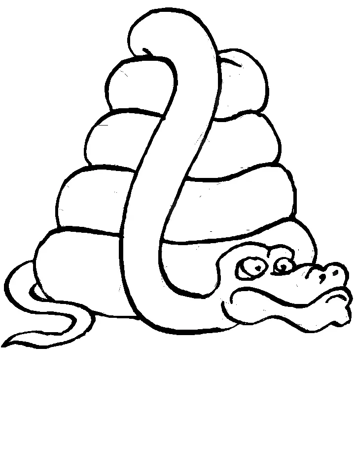 Desenhos de Cobra Para Colorir 86