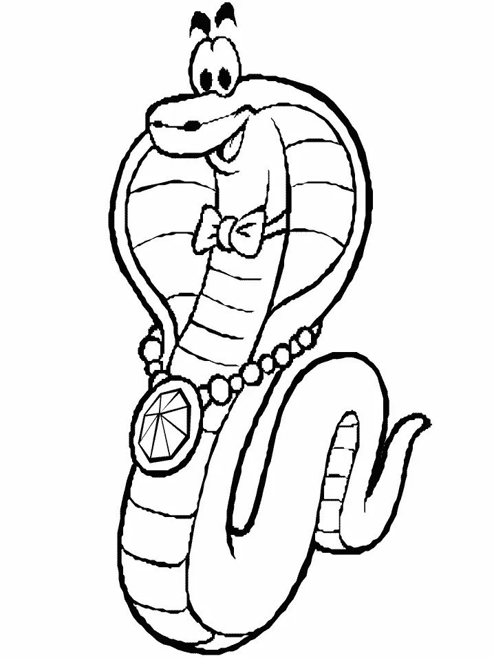 Desenhos de Cobra Para Colorir 95