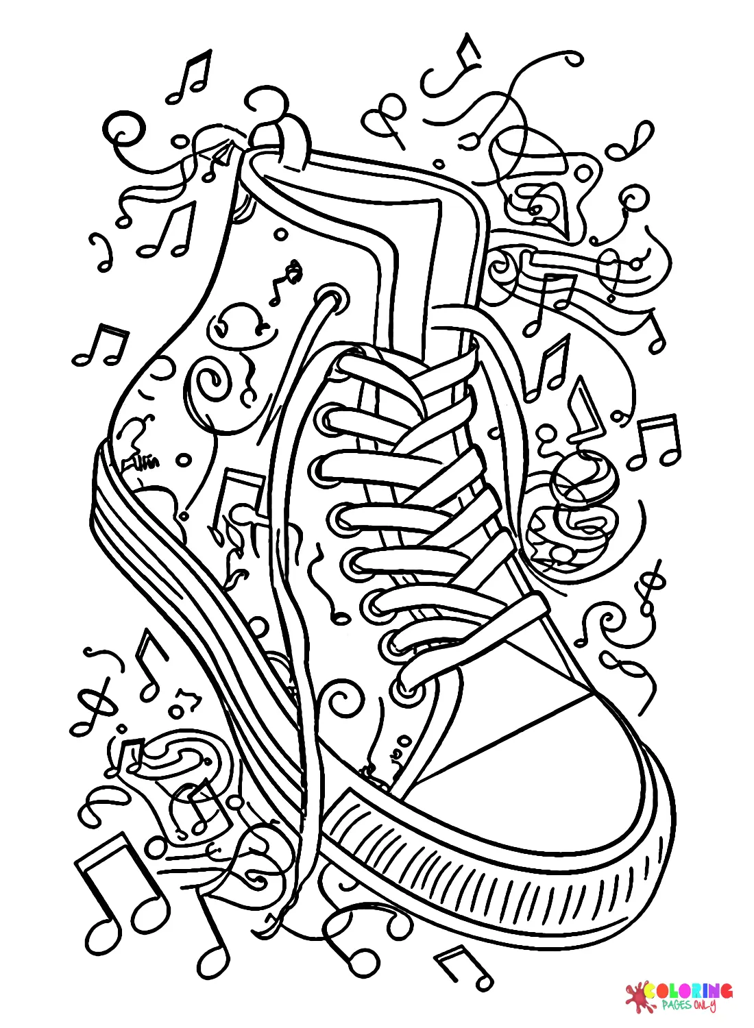 Zapatillas Para Colorear 20