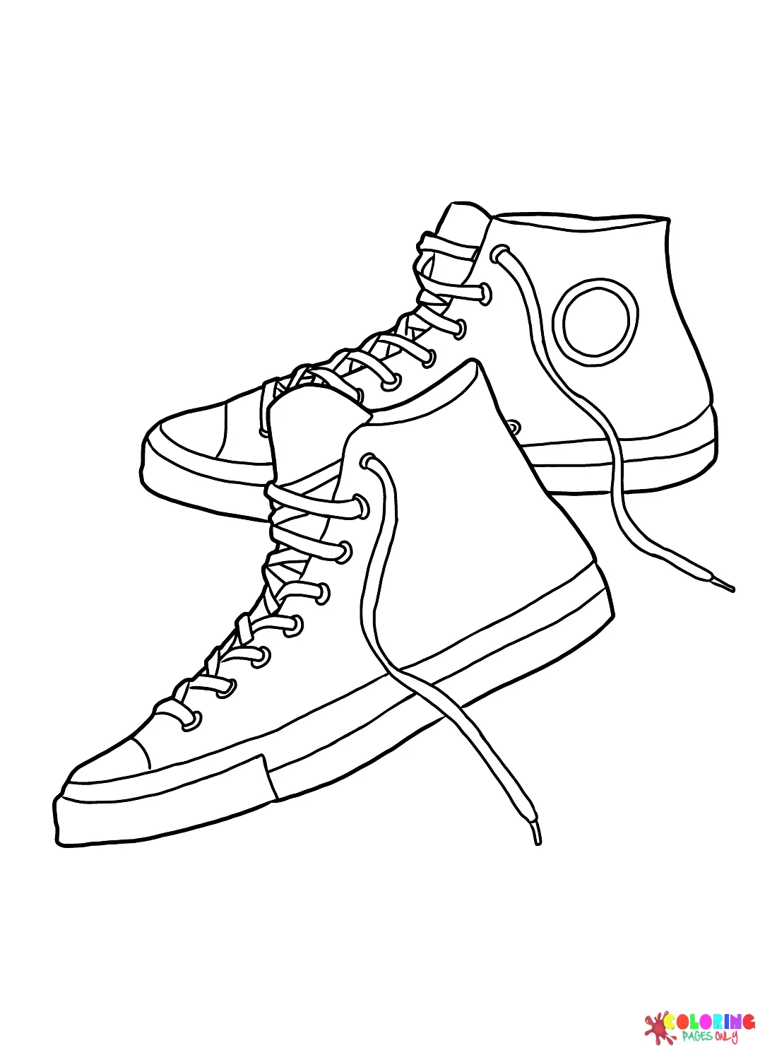 Zapatillas Para Colorear 23