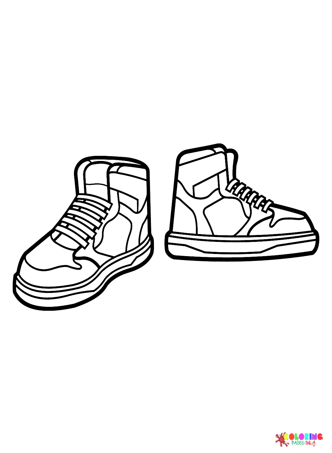 Zapatillas Para Colorear 6