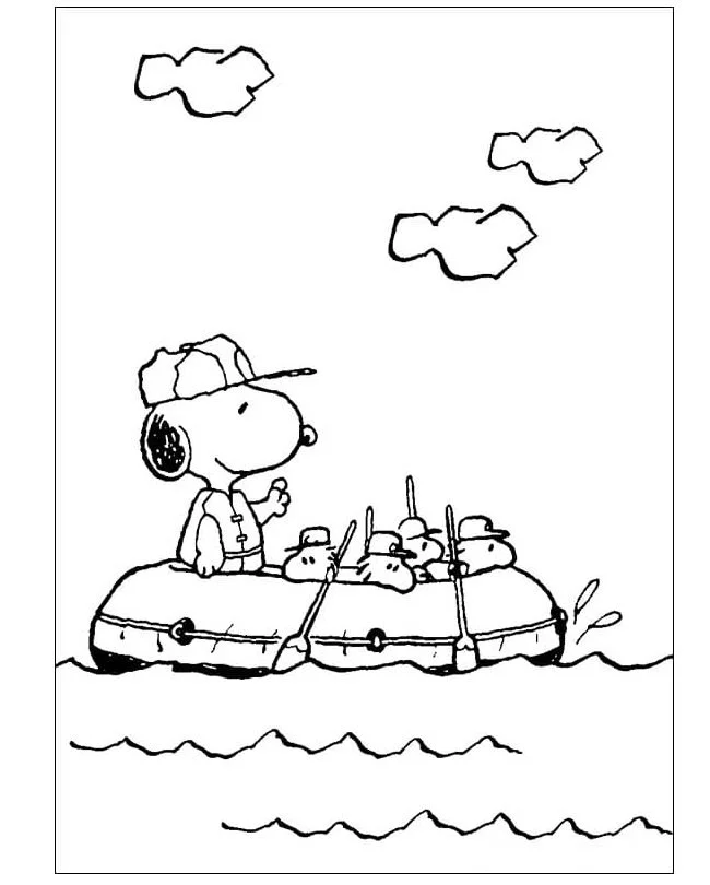 Desenhos de Snoopy Para Colorir 55