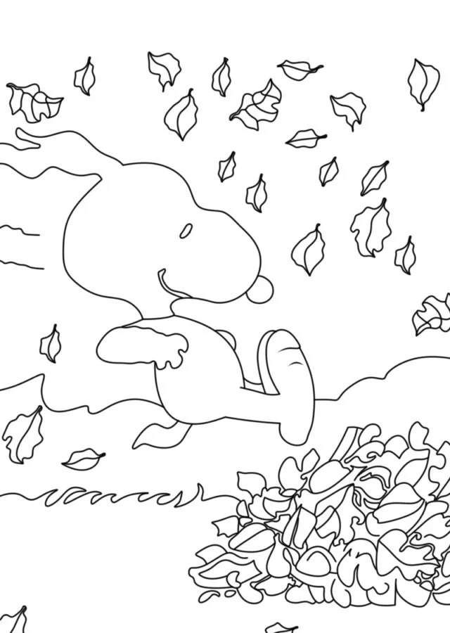 Desenhos de Snoopy Para Colorir 59