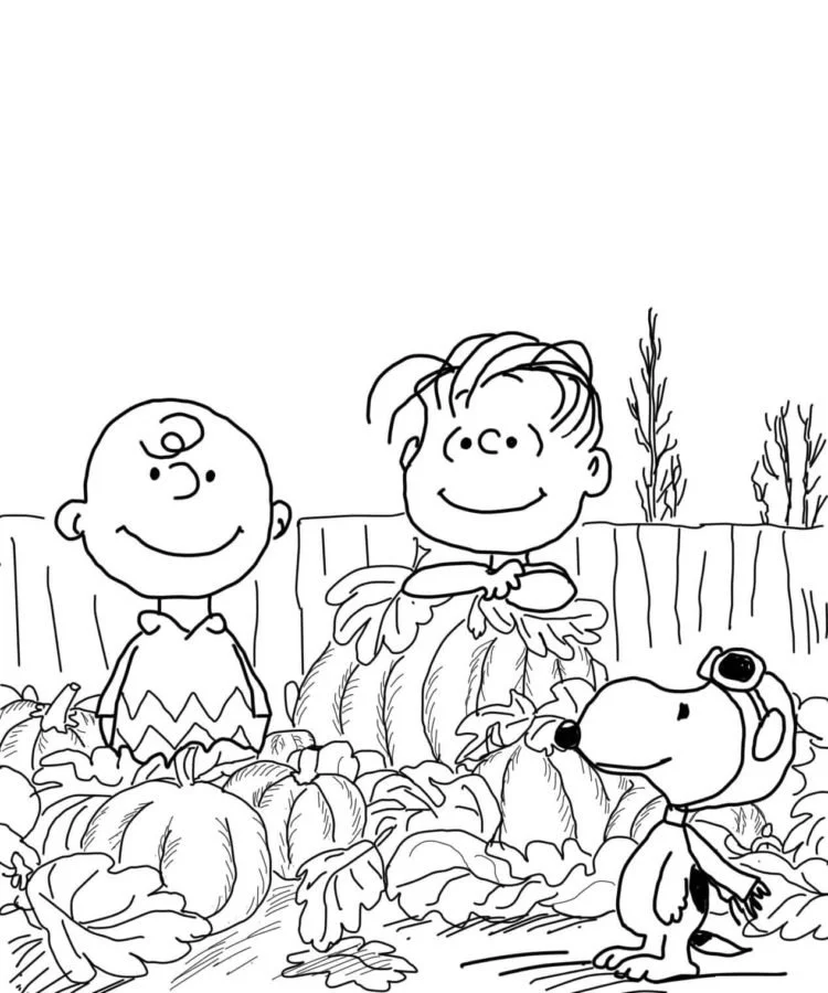 Desenhos de Snoopy Para Colorir 69