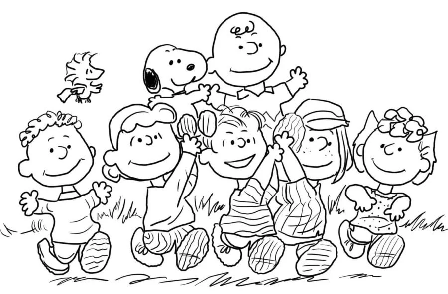 Desenhos de Snoopy Para Colorir 70