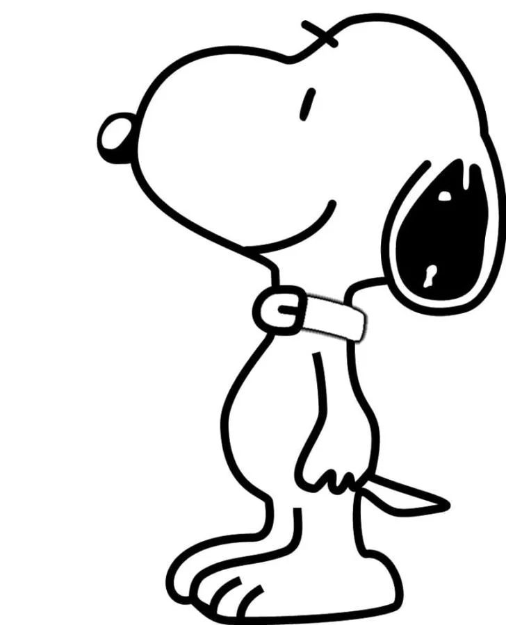 Desenhos de Snoopy Para Colorir 72