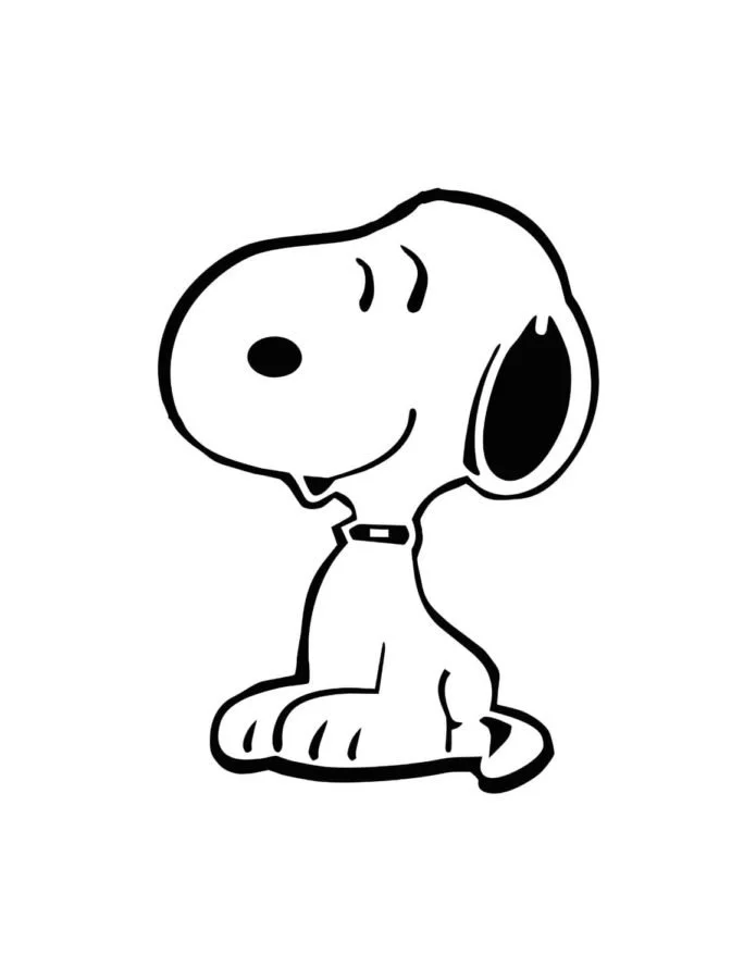 Desenhos de Snoopy Para Colorir 73