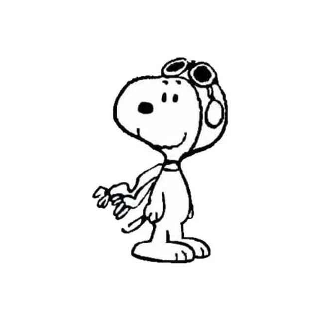 Desenhos de Snoopy Para Colorir 74