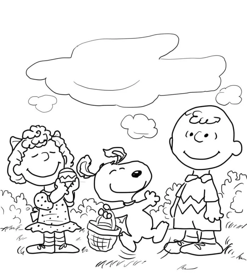 Desenhos de Snoopy Para Colorir 79