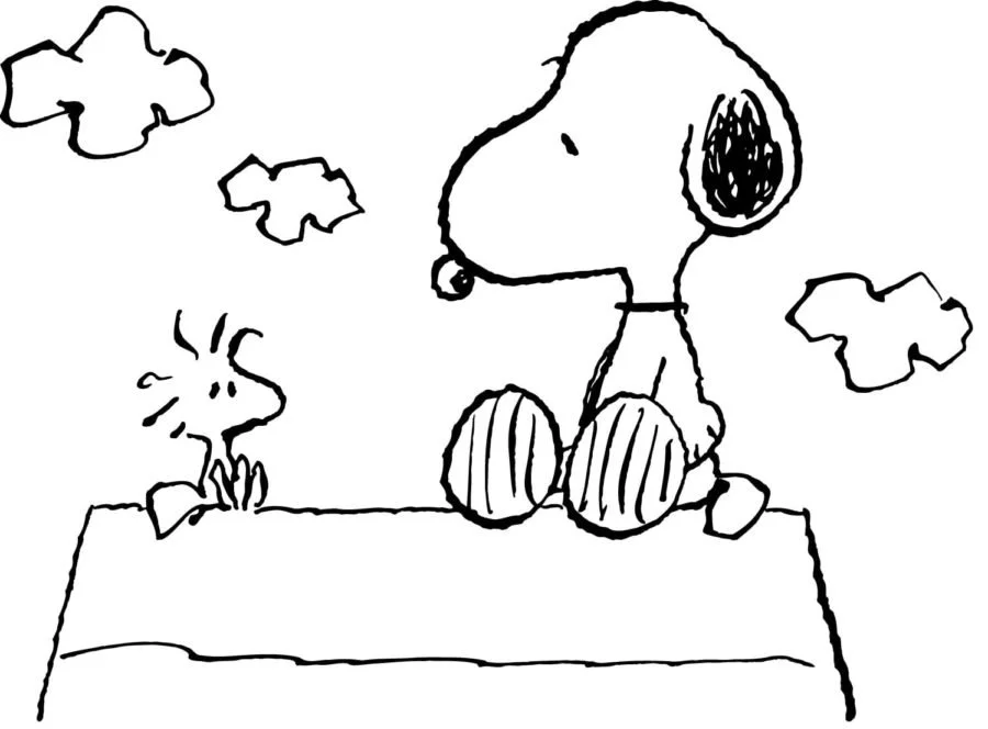 Desenhos de Snoopy Para Colorir 83